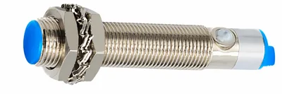 Sensor de proximidad capacitivo M12 enrasado, detección 2 mm, IP68 (CP-FL-M12-P-2)